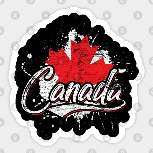 Canada Sticker by ShirtsShirtsndmoreShirts